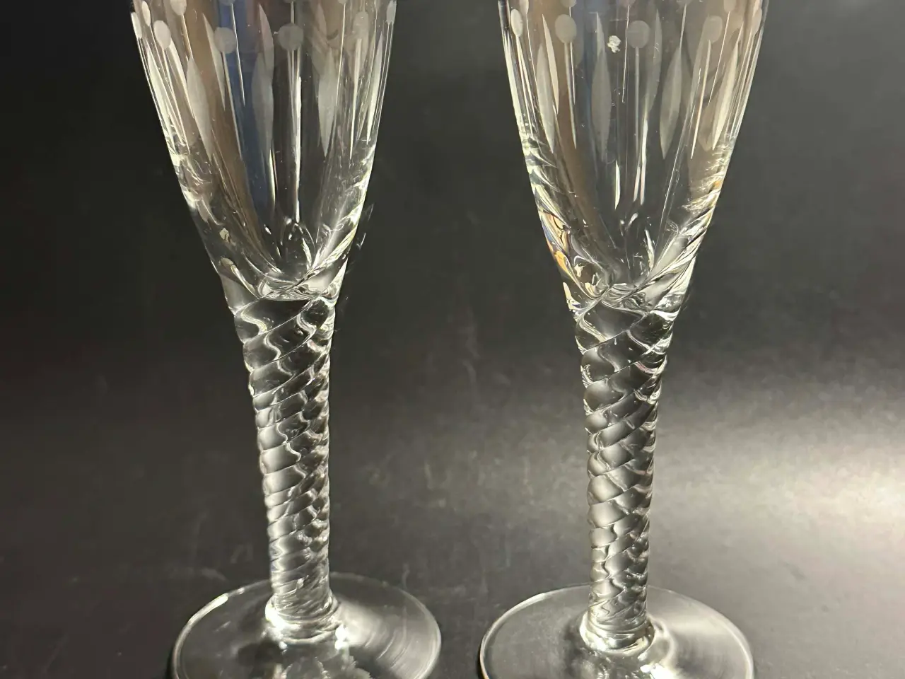 Billede 3 - 2 Holmegaard Amager Twist snapseglas