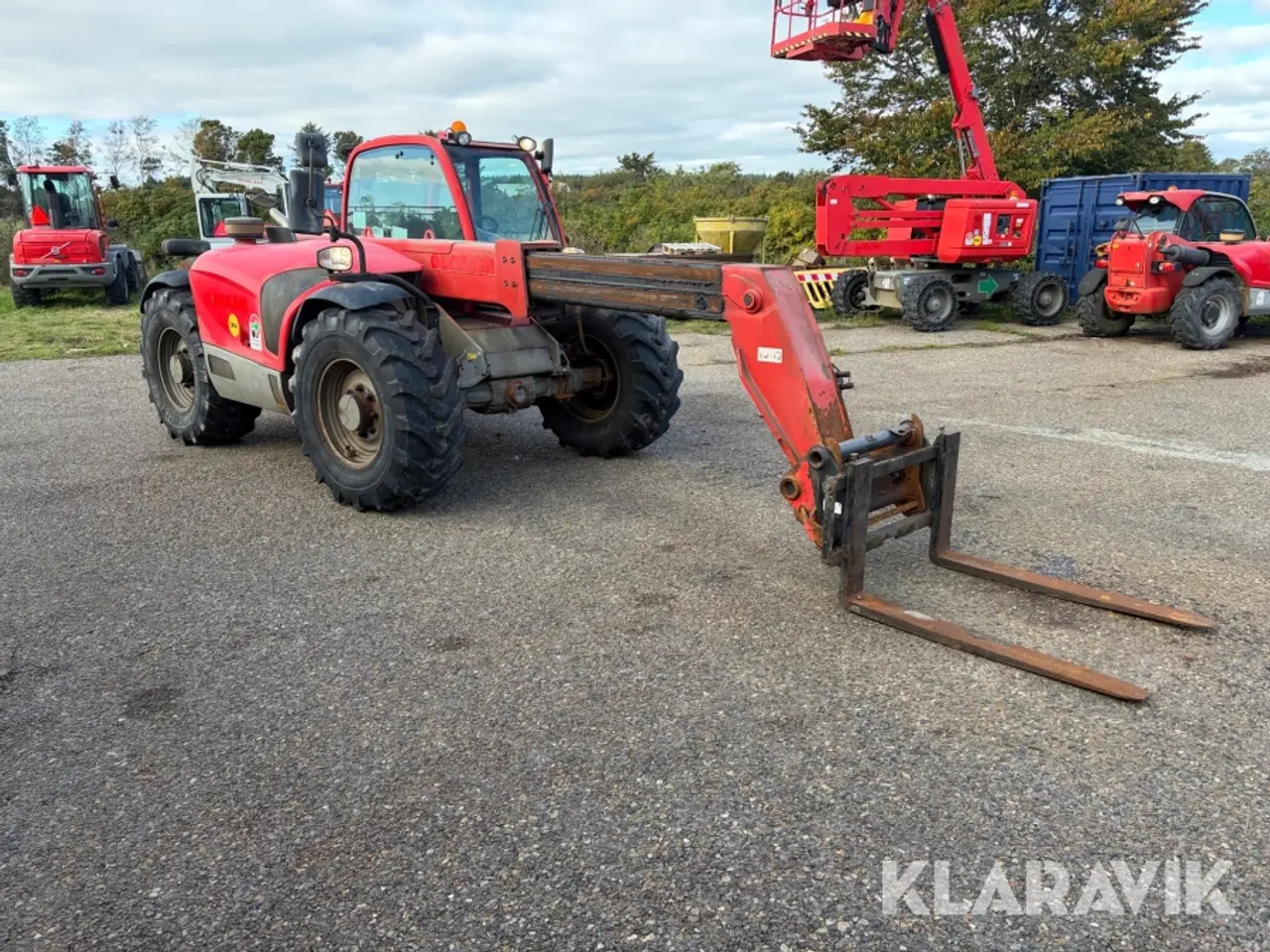Billede 7 - Teleskoplæsser Manitou MT 732 med gafler
