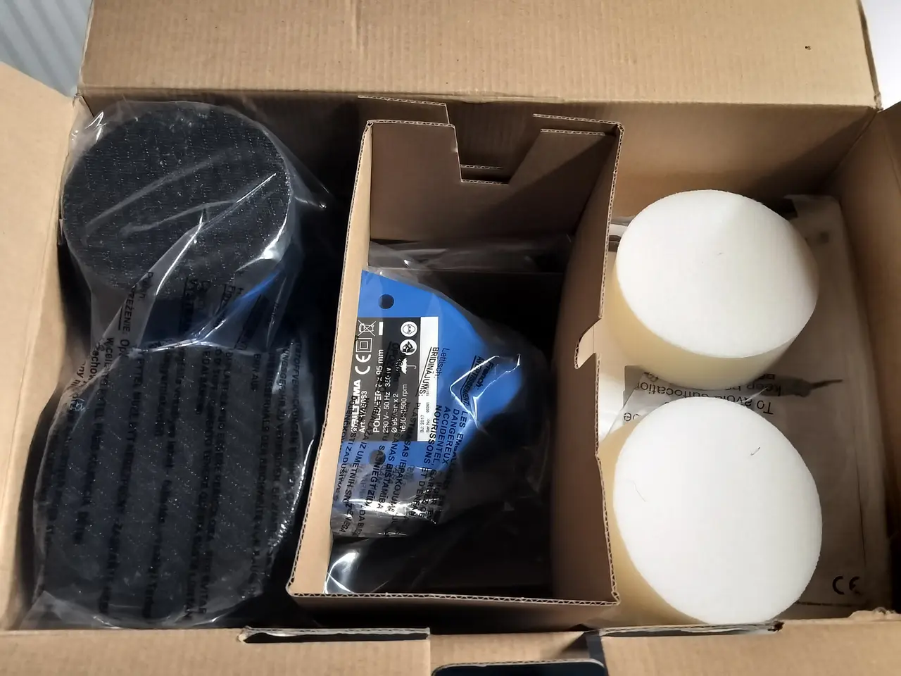Billede 3 - Helt ny polermaskine med 2 hoveder 2 x 95 mm runde