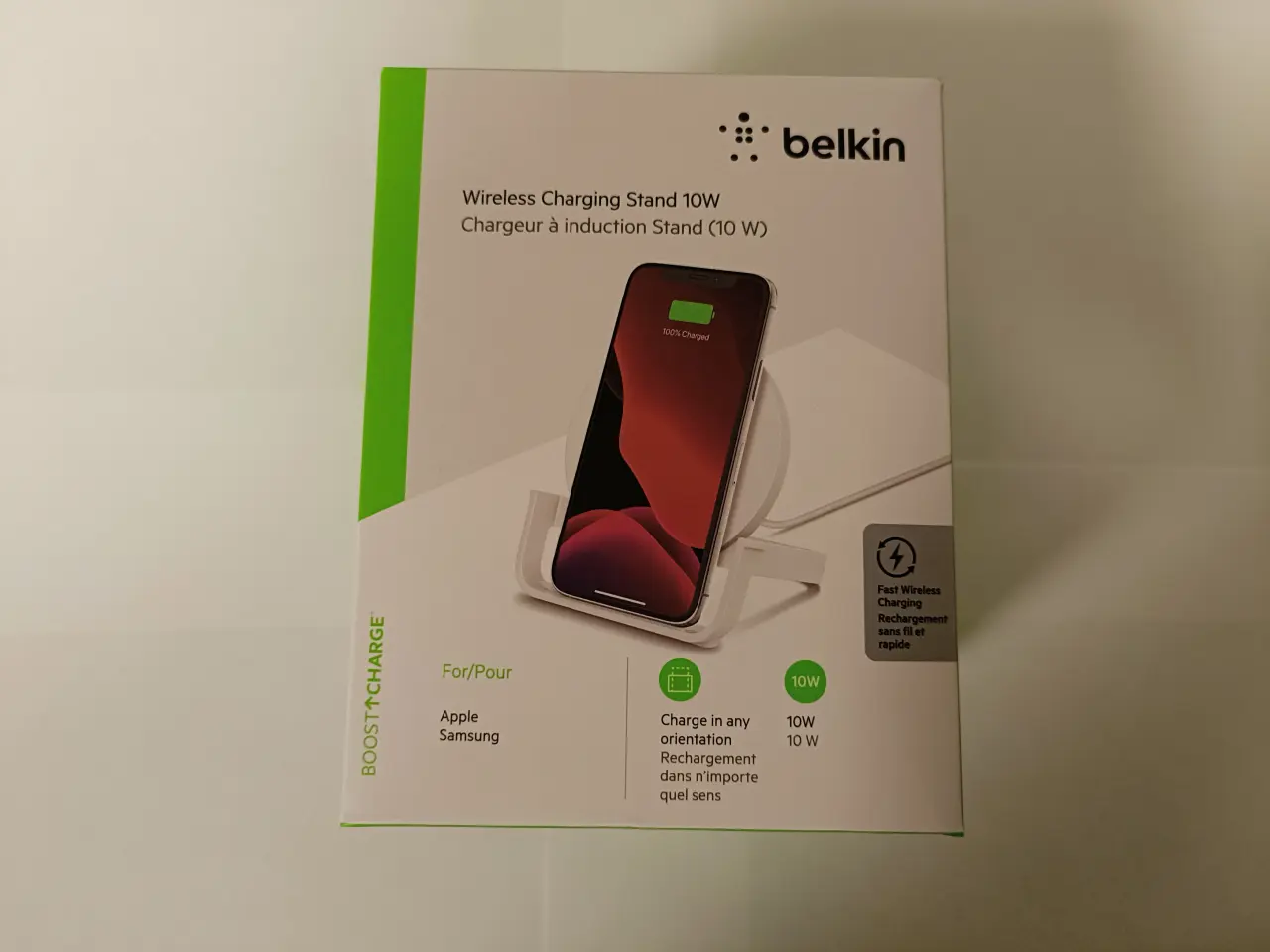 Billede 1 - Oplader, Belkin - Boost Charge Trådløs Oplader - 1