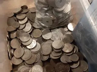 25 øre med eller uden hul