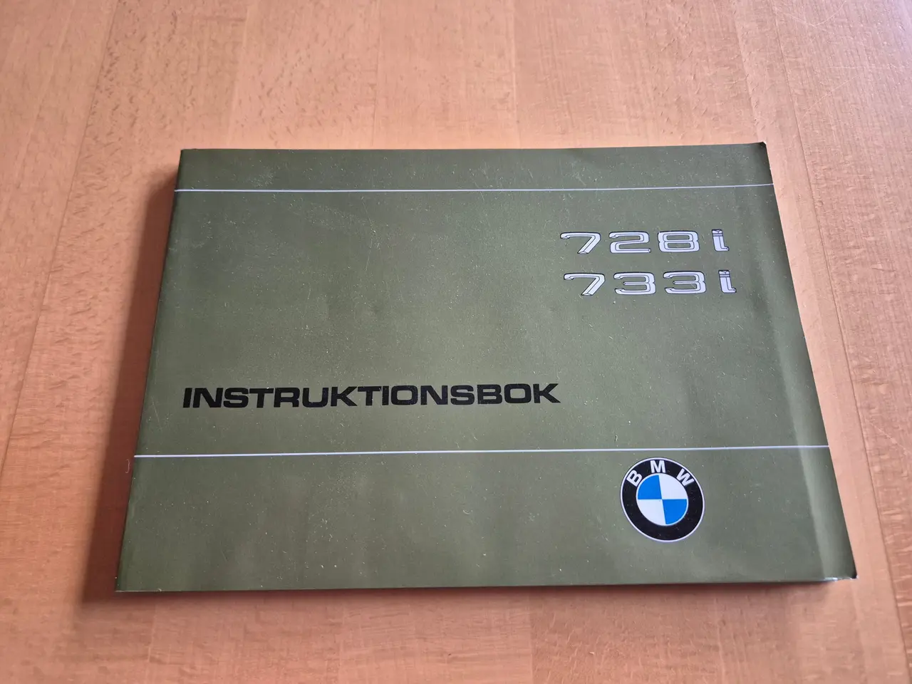 Billede 1 - Instruktionsbog BMW E23.