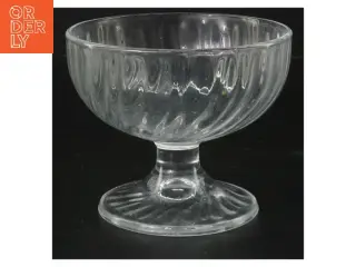 Glasskål/portionsskål på fod (str. Ø 11,5 cm)