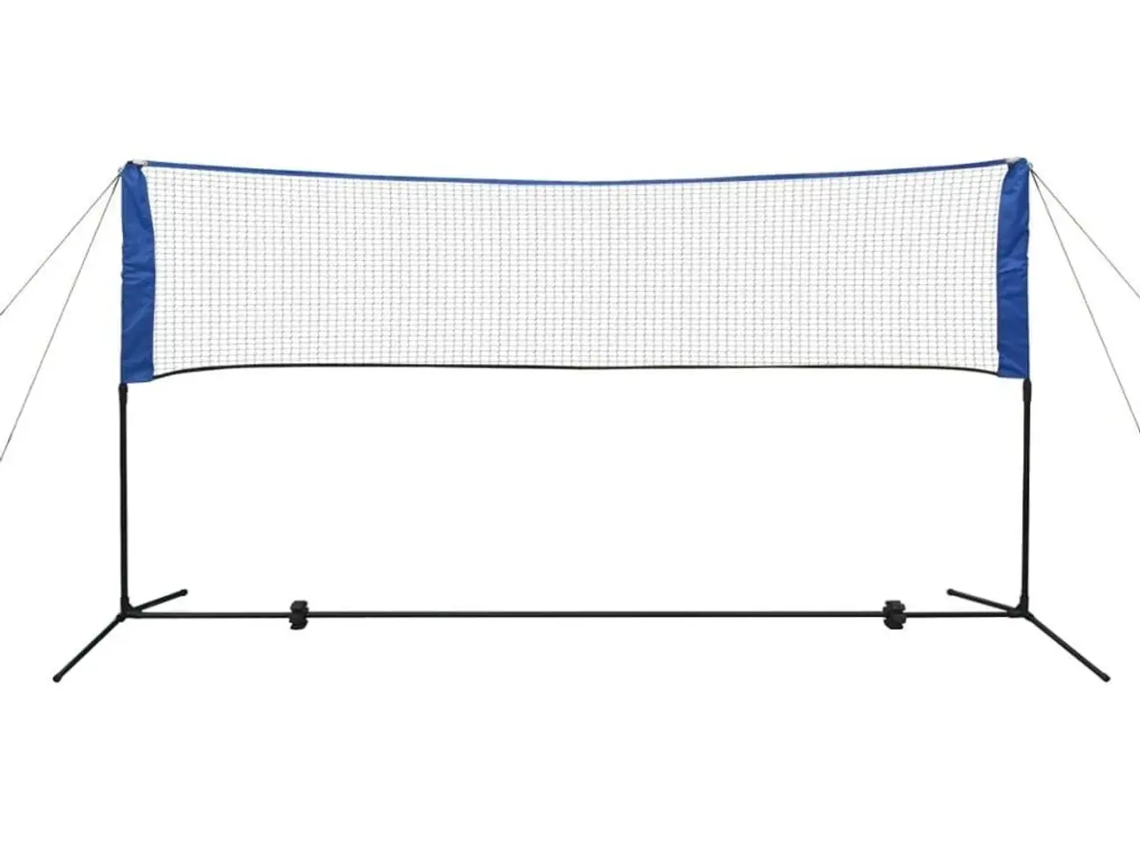 Billede 3 - Badmintonsæt med net og fjerbolde - 300 × 155 cm, højdejustérbart