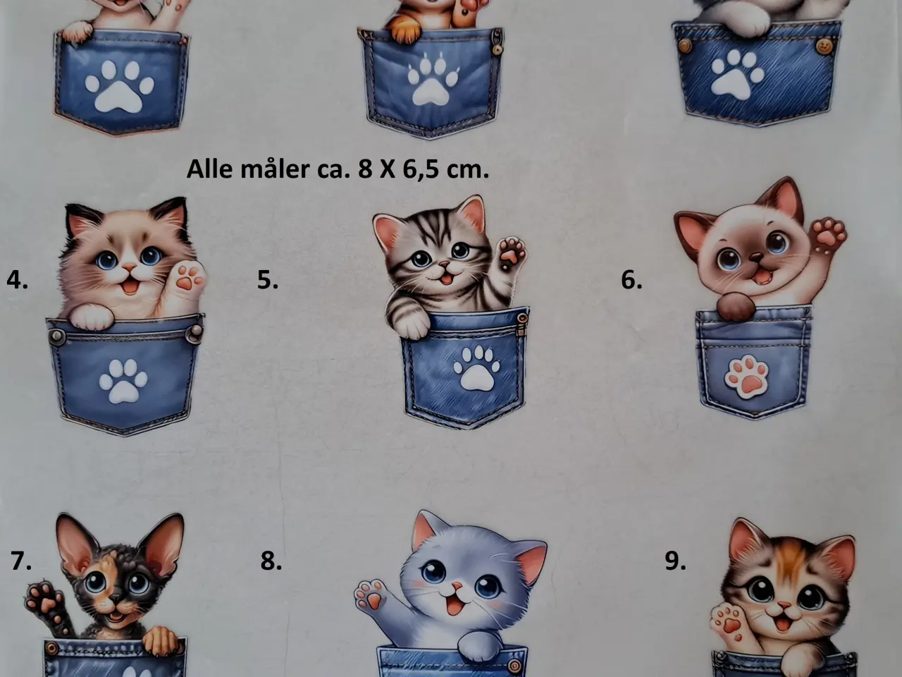 Billede 10 - Strygemærker med traktor, lasbiler m.m. og dyr. 