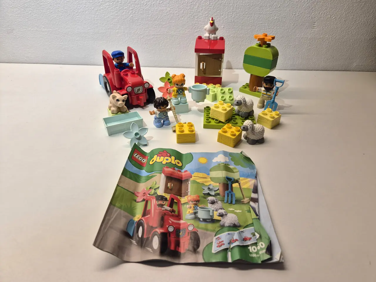 Billede 1 - Duplo Traktor og Dyr NR10950 med Byggevejledning s