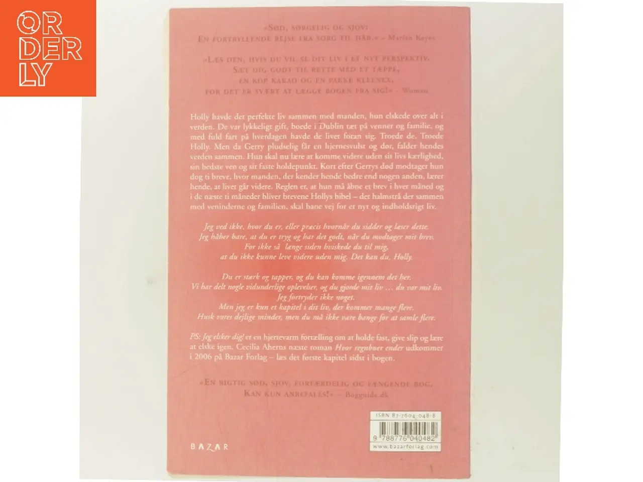 Billede 3 - PS: Jeg elsker dig! af Cecelia Ahern (Bog)