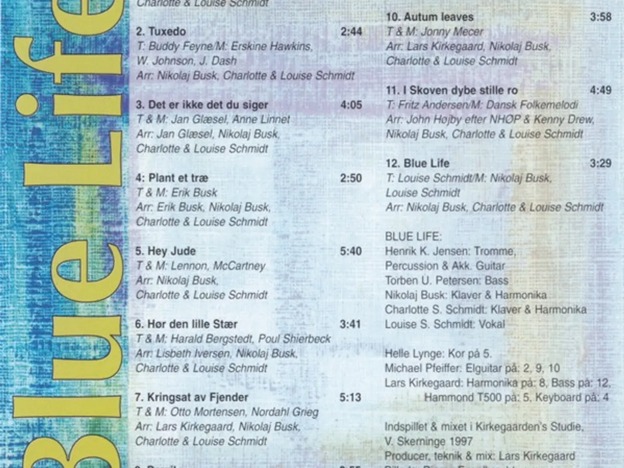 Billede 2 - Blue Life – Bossanova I Jazz-Rytmer – CD