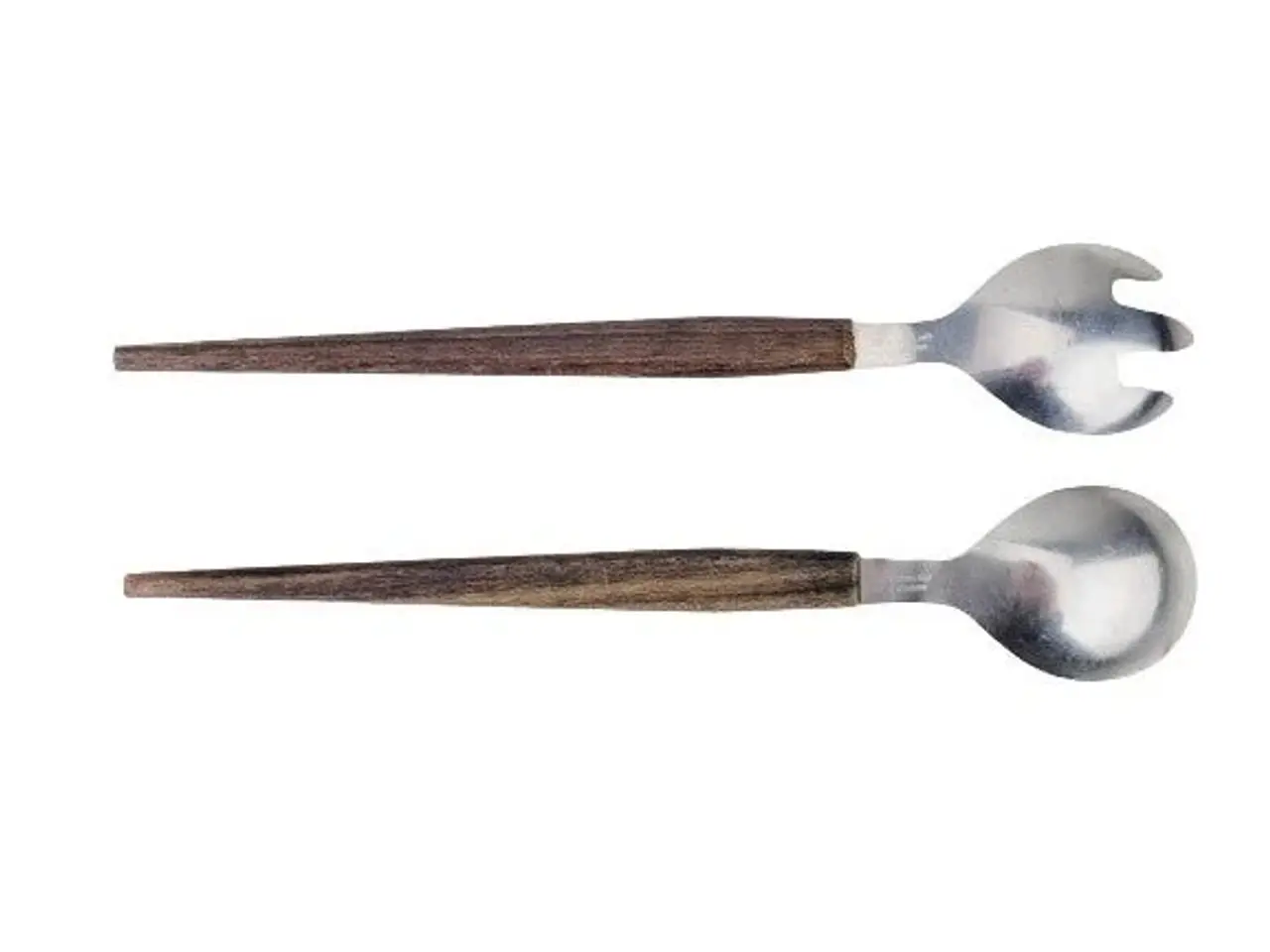Billede 3 - ⭐️- Retro Salatbestik - Skaft i Teak