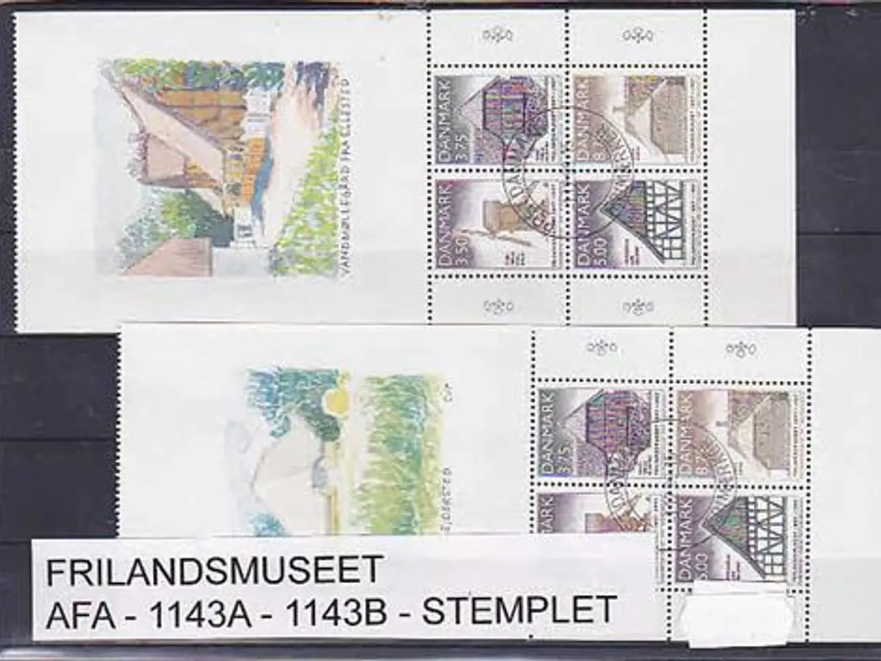 Billede 1 - Frilandsmuseet AFA 1143A-1143B Stemplet