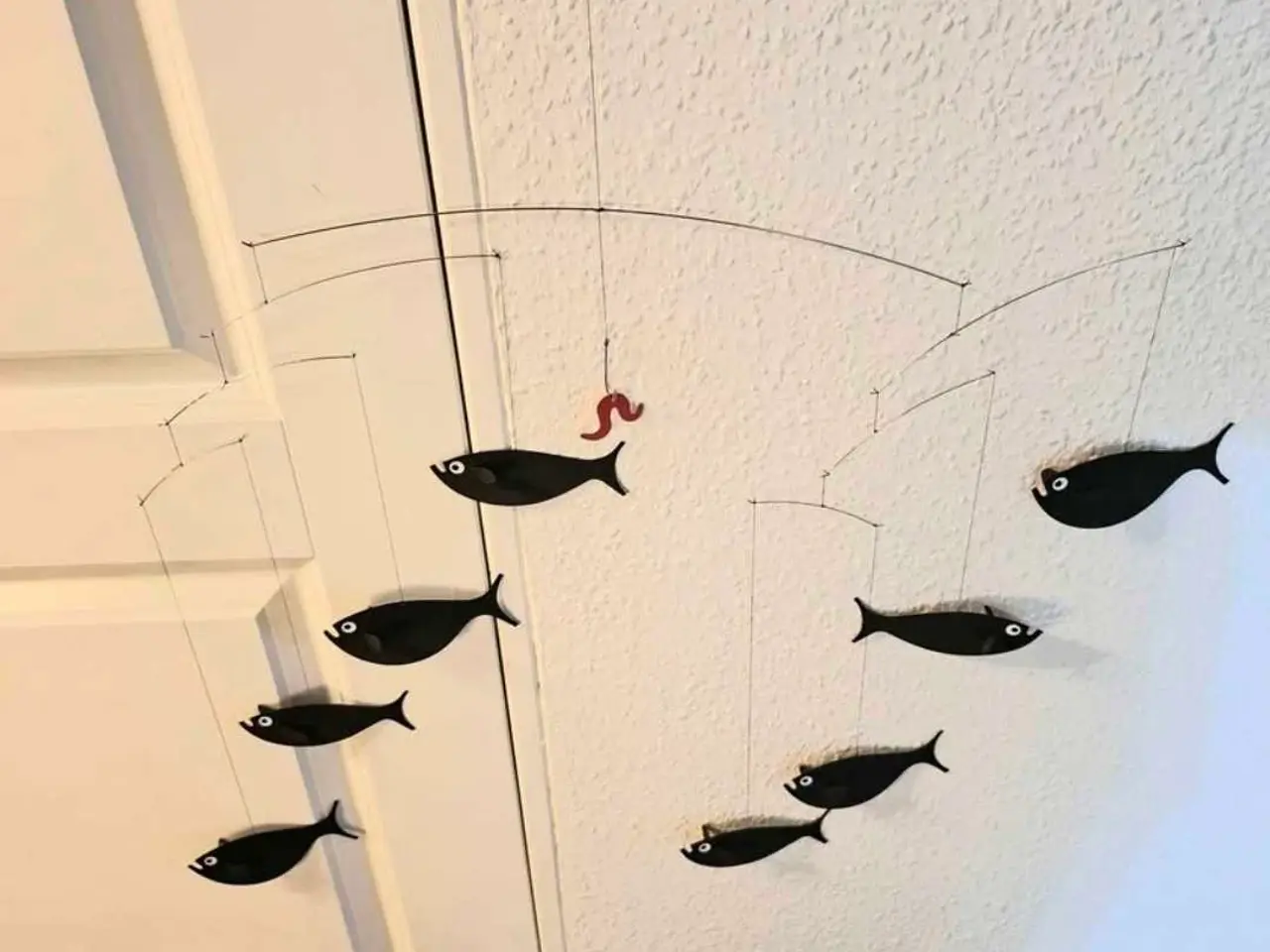 Billede 2 - Flensted fiske uro med orm på krog