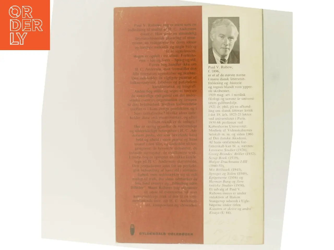 Billede 3 - H. C. Andersens Eventyr af Paul V. Rubow (Bog)