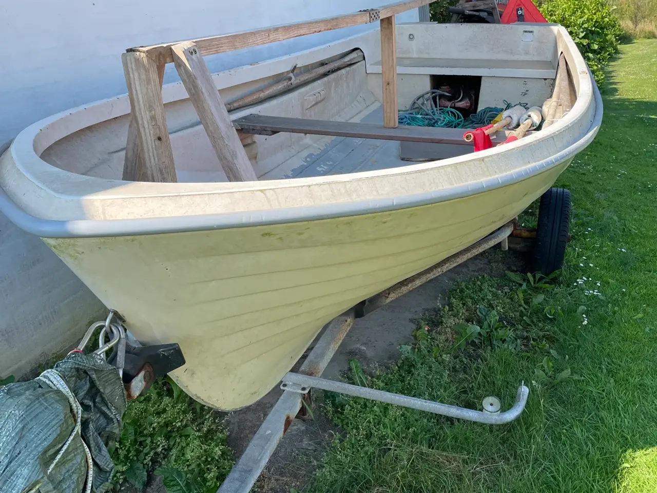 Billede 1 - Rana plast jolle + Mariner motor og trailer