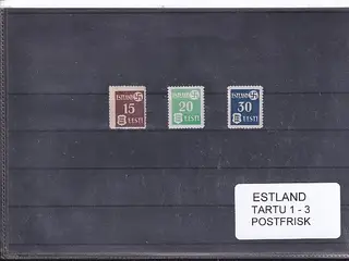 Estland - Tartu 1 - 3 - Postfrisk