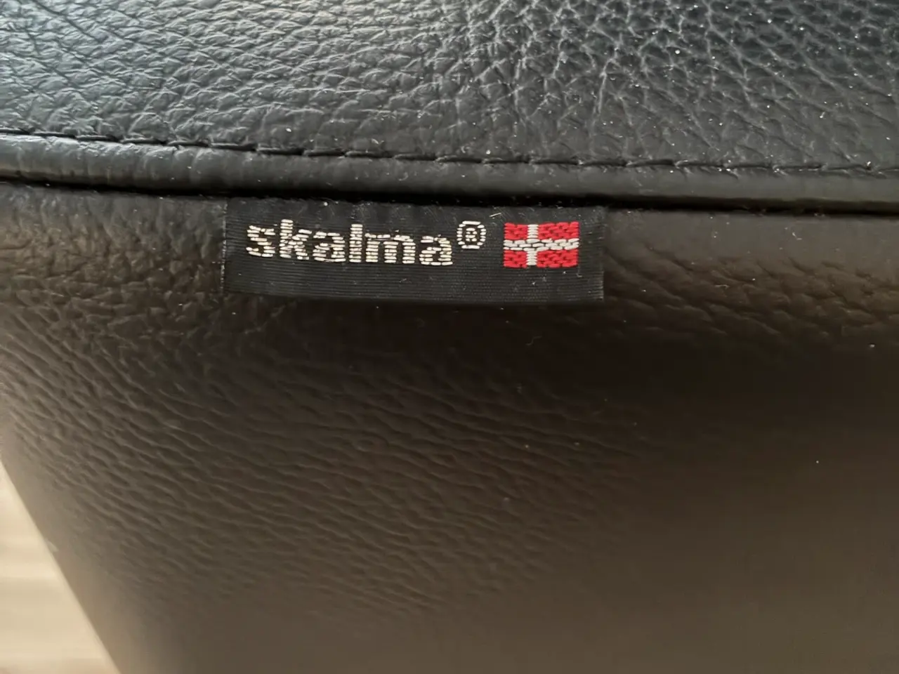 Billede 1 - Lædersofa med chaiselong 