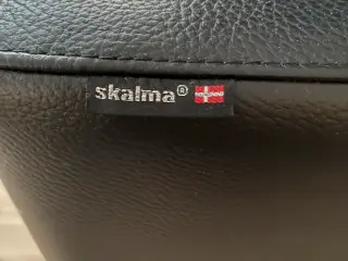 Lædersofa med chaiselong