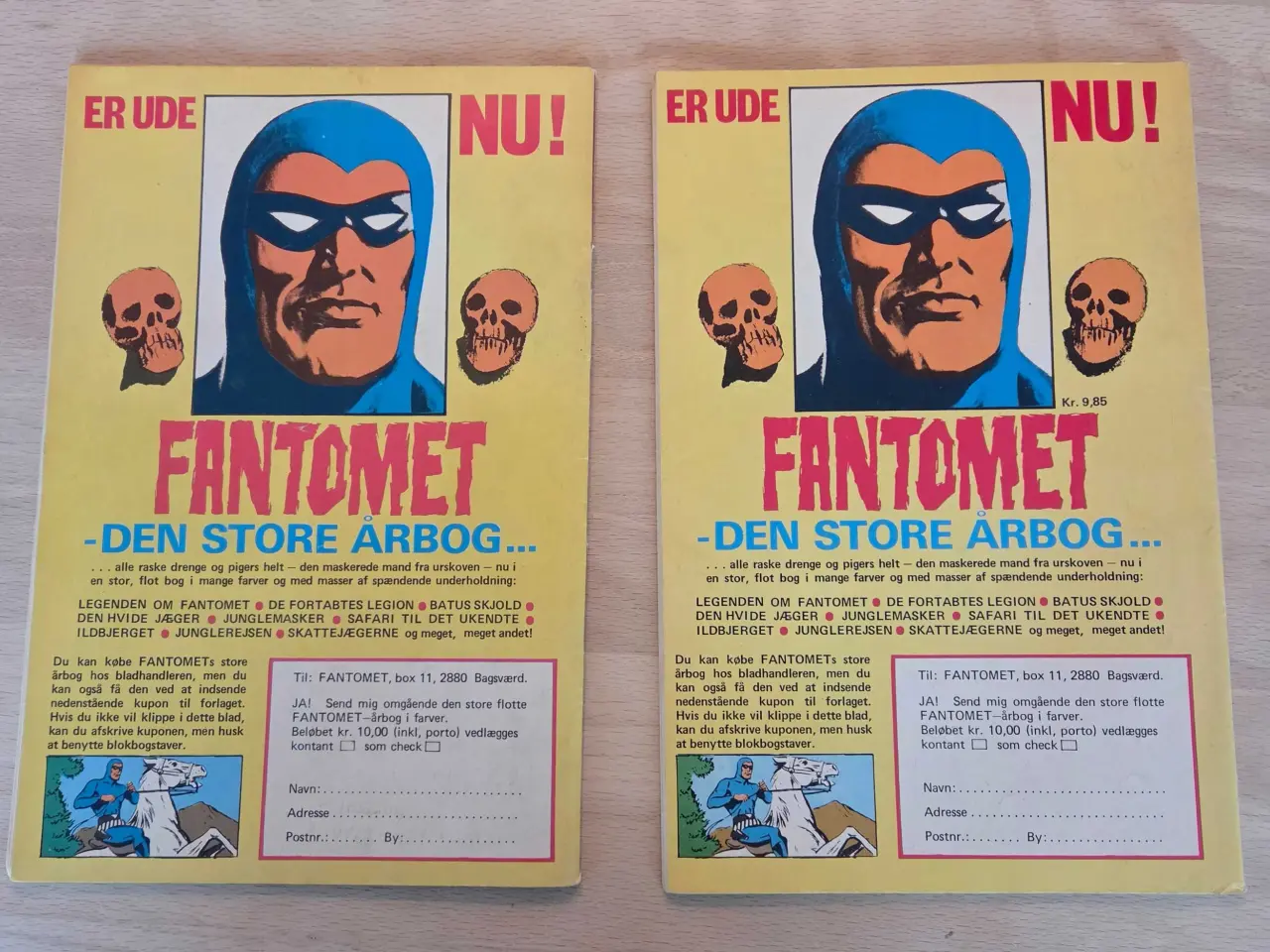 Billede 2 - Fantomblade nr. 2 og 6 1971. Pæne eksemplarer