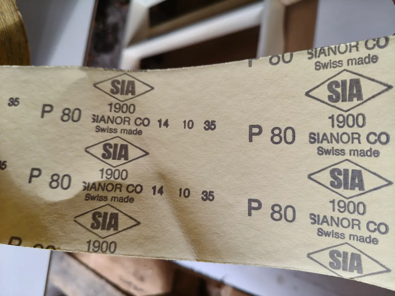 Billede 3 - Sia Sandpapirs rulle korn 80