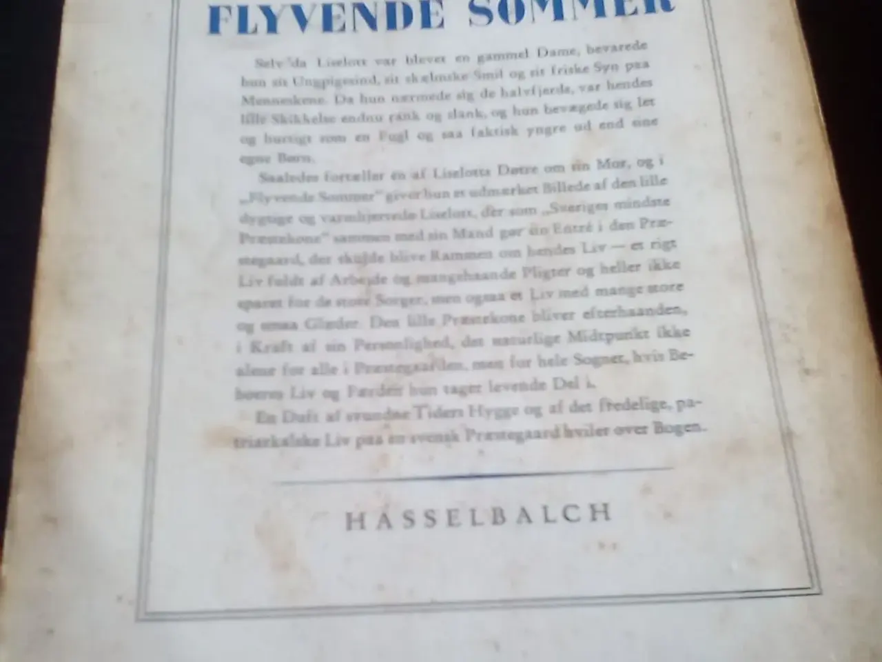 Billede 2 - Bogen Flyvende sommer