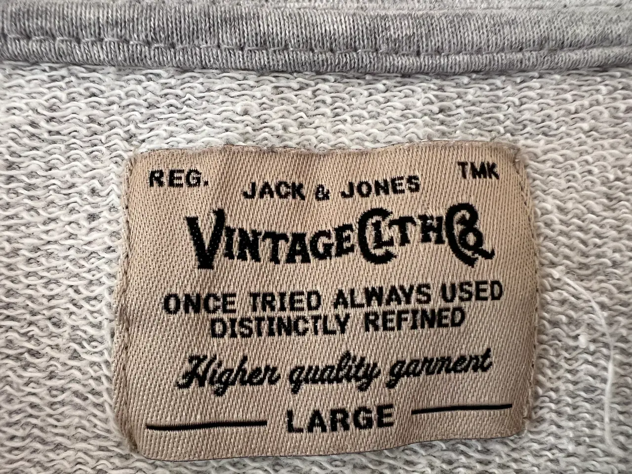 Billede 5 - Grå fra Jack & Jones Vintage Sweatshirt Str. L. 