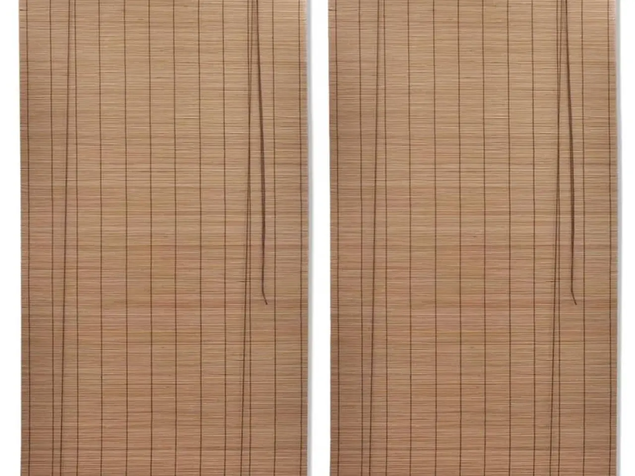 Billede 1 - Rullegardiner i bambus - 2 stk., 100×160 cm, brun