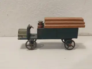 Erzgebirge. lastbil m. tømmer og pers.Ca 1920