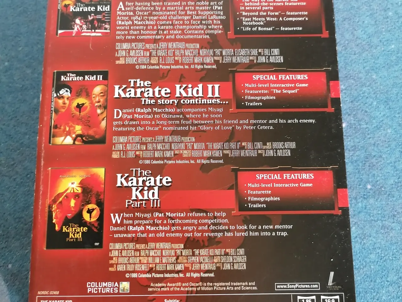 Billede 2 - Karate Kid 1-3