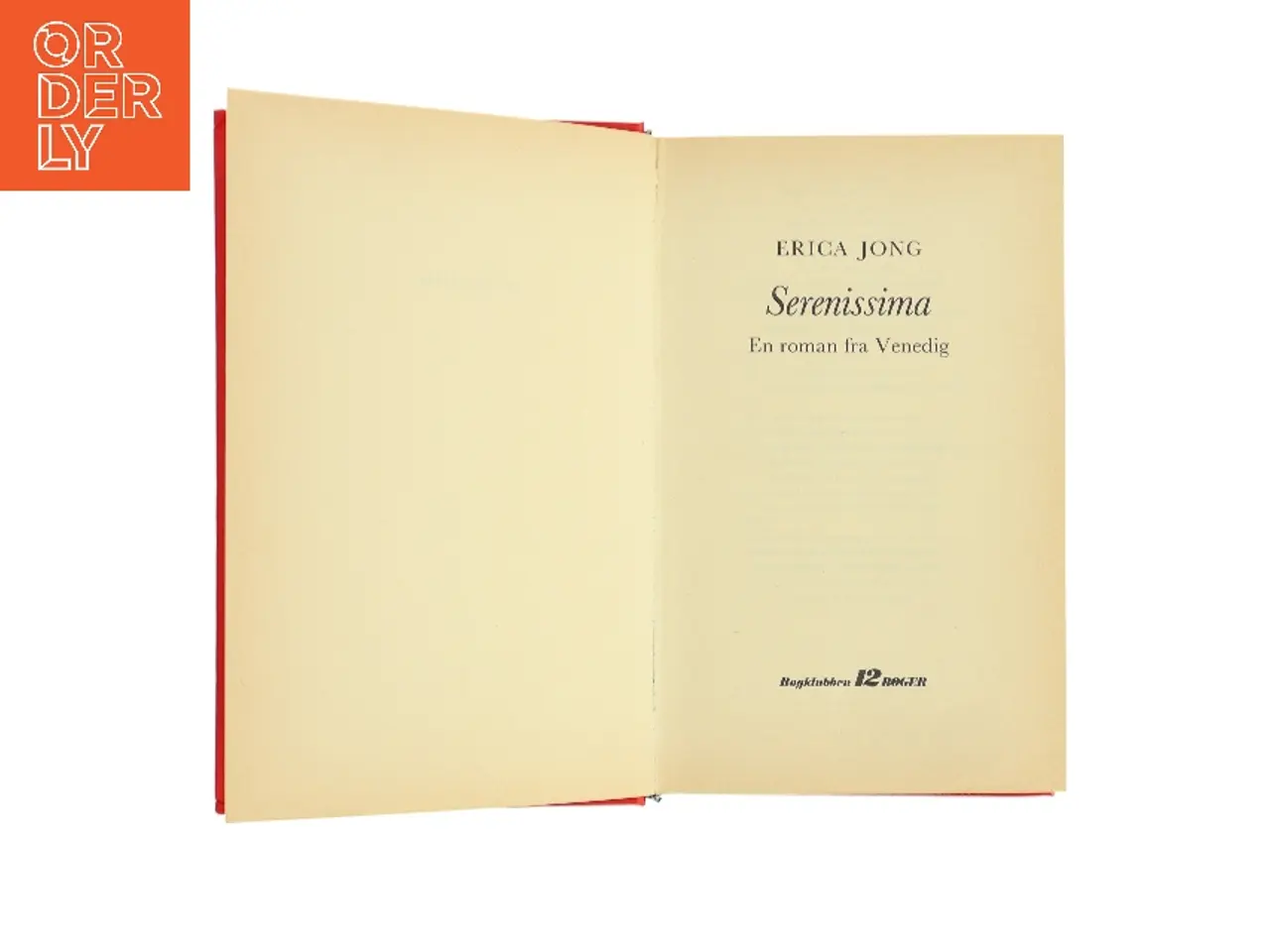 Billede 1 - Serenissima af Erica Jong (Bog)