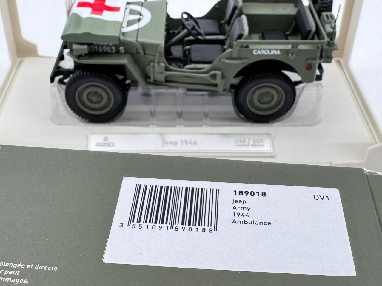 Billede 9 - 1944 Jeep US Army "US Army Ambulance" D-Day 1:18