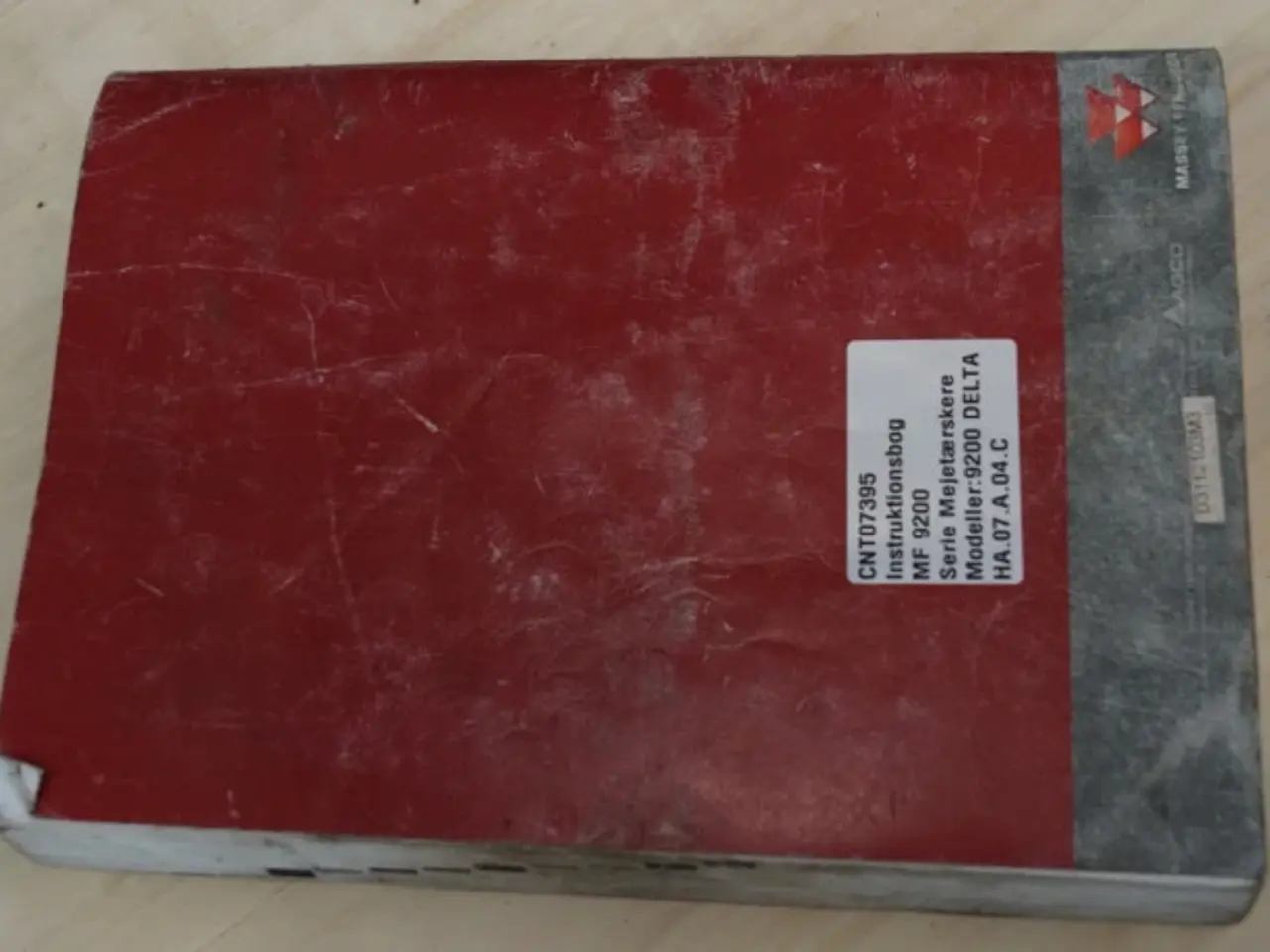 Billede 4 - Massey Ferguson 9200 Instruktionsbog 