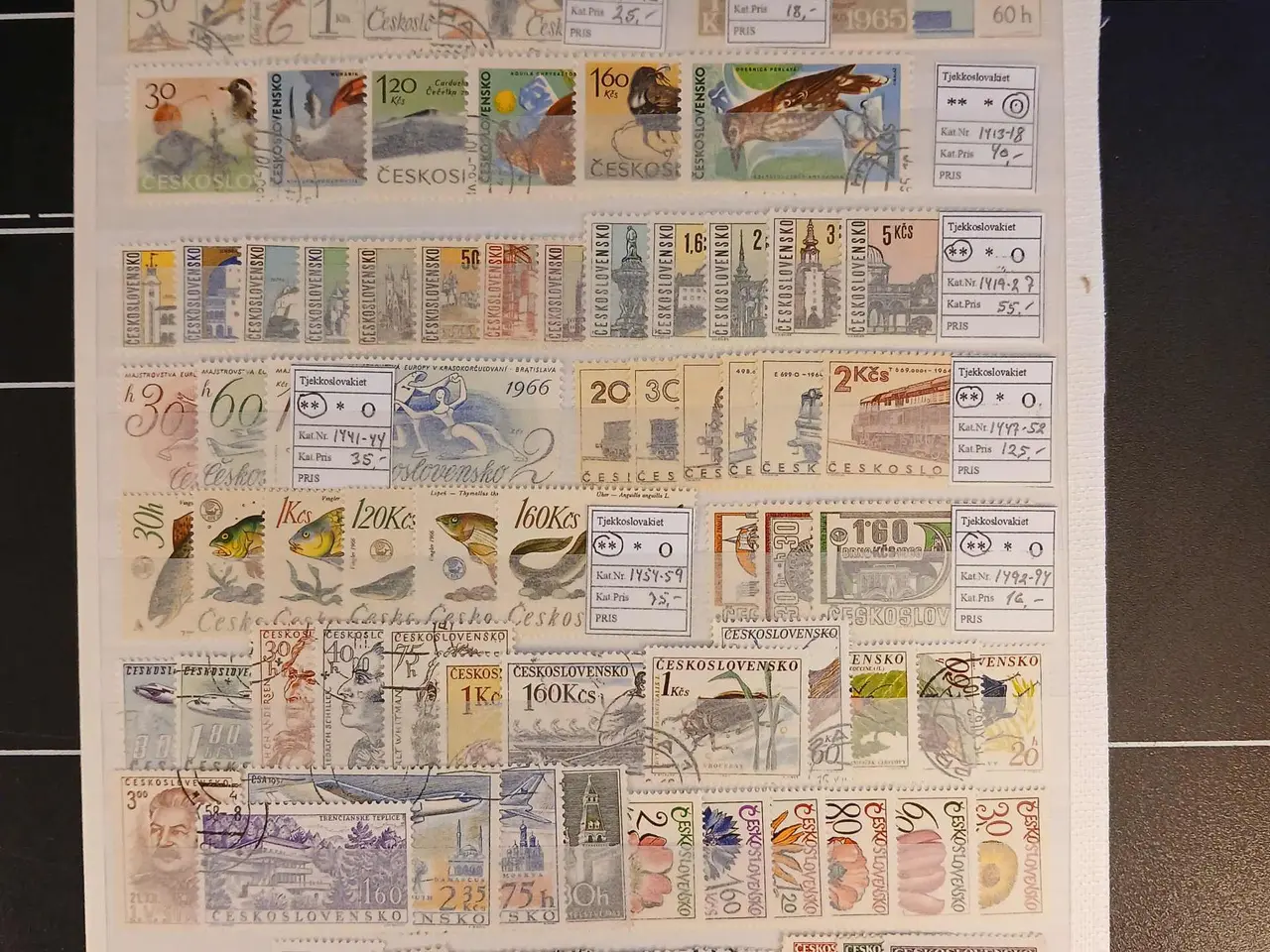 Billede 4 - Tjekkoslovakiet (280) 5 Plancher med 10 sider