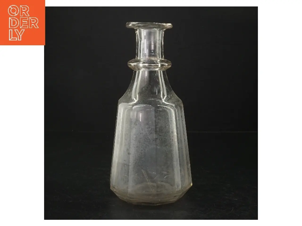 Billede 1 - Glas karaffel med prop (str. H. 23 cm)