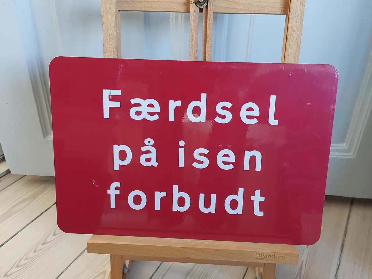 Billede 3 - Dobbeltsidet vejskilt i metal