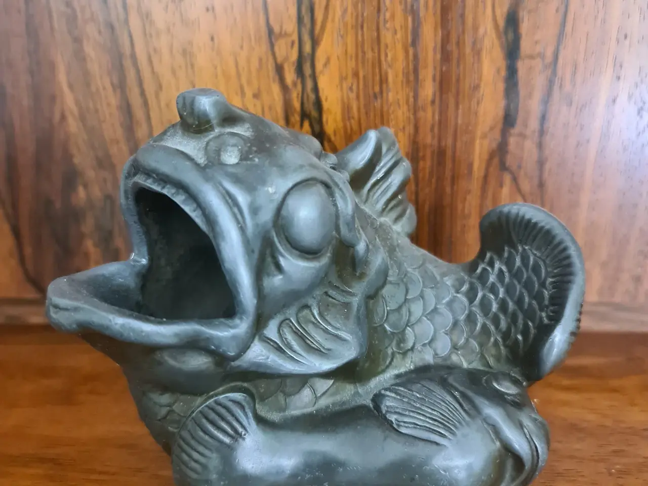 Billede 1 - Smuk Just Andersen Art Deco skulptur / fiskevase –