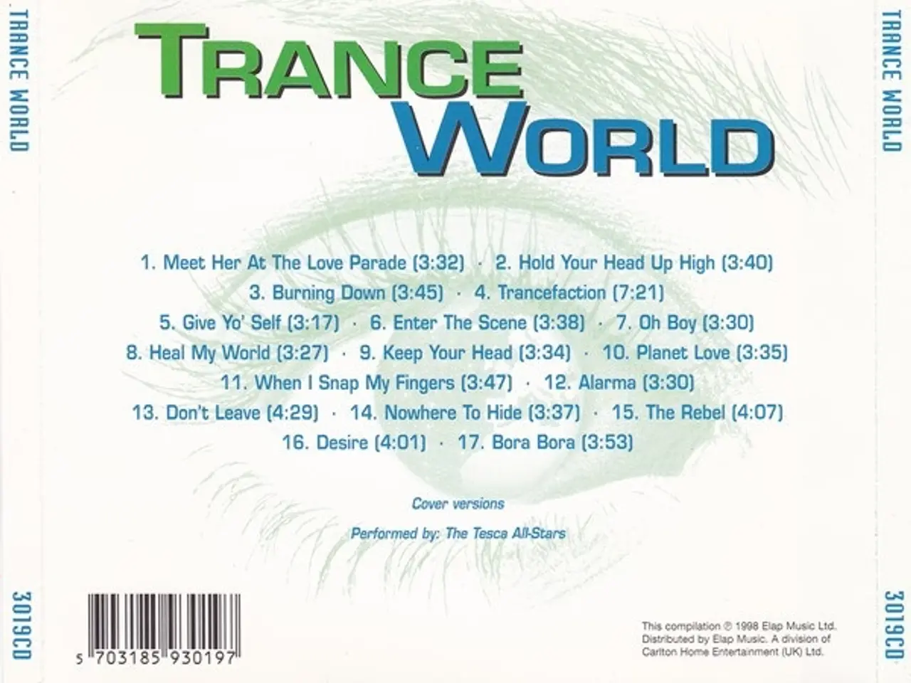 Billede 2 - The Tesca All-Stars* – Trance World – CD