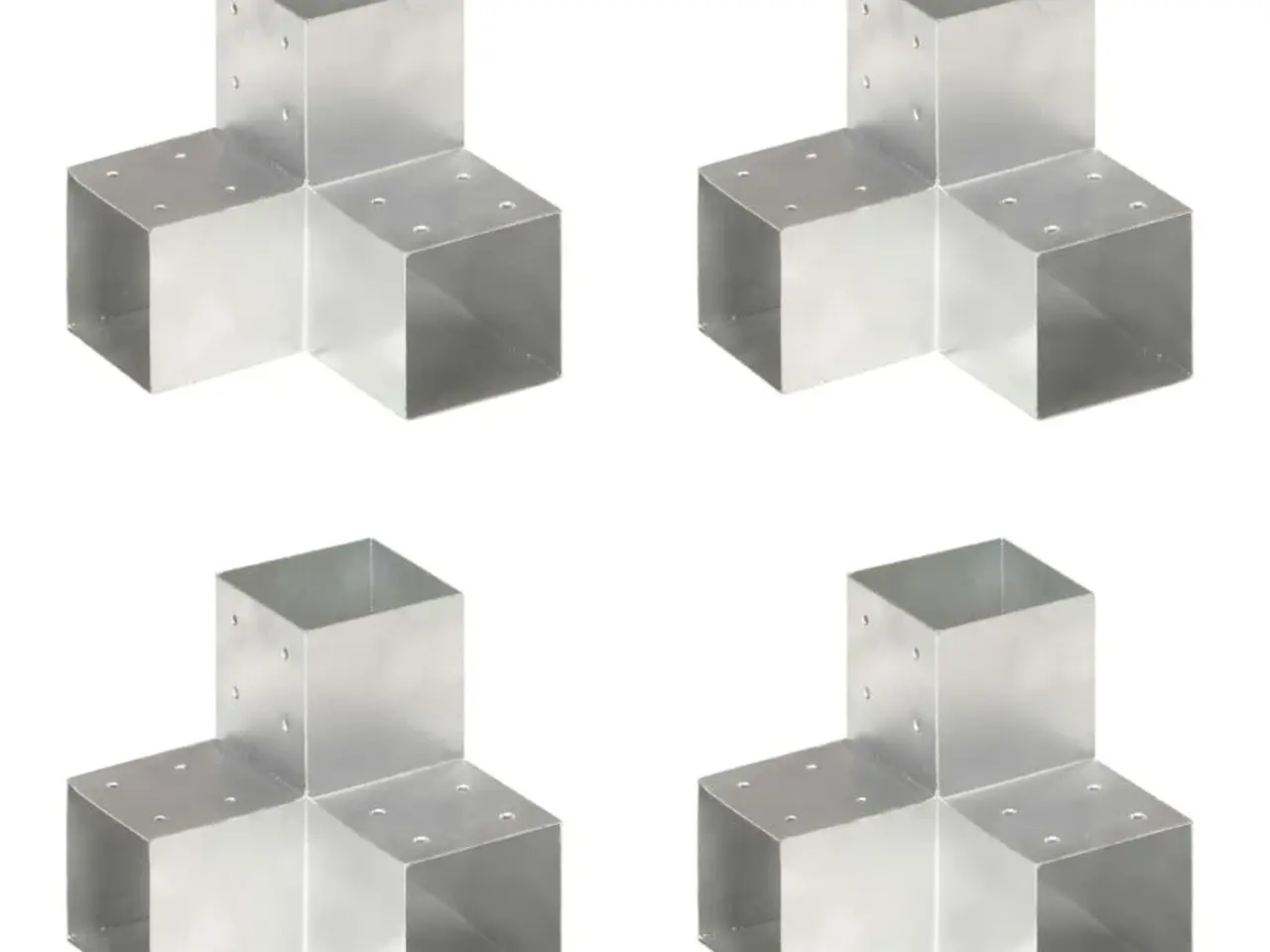 Billede 1 - Stolpebeslag i Y-form 4 stk. til 101 x 101 mm stolper