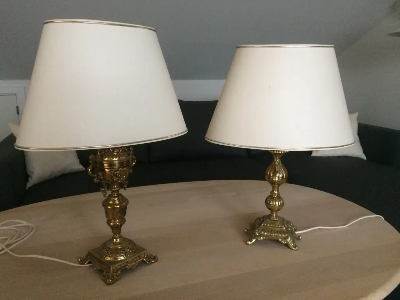 Billede 1 - 2 Messinglamper