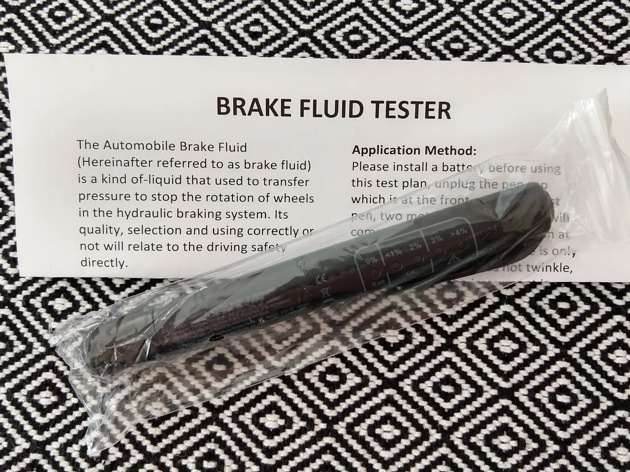 Billede 1 - Bremsevæsketester