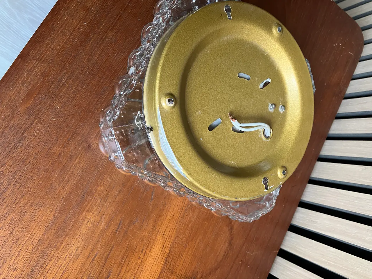 Billede 5 - Vintage Plafon i klart glas