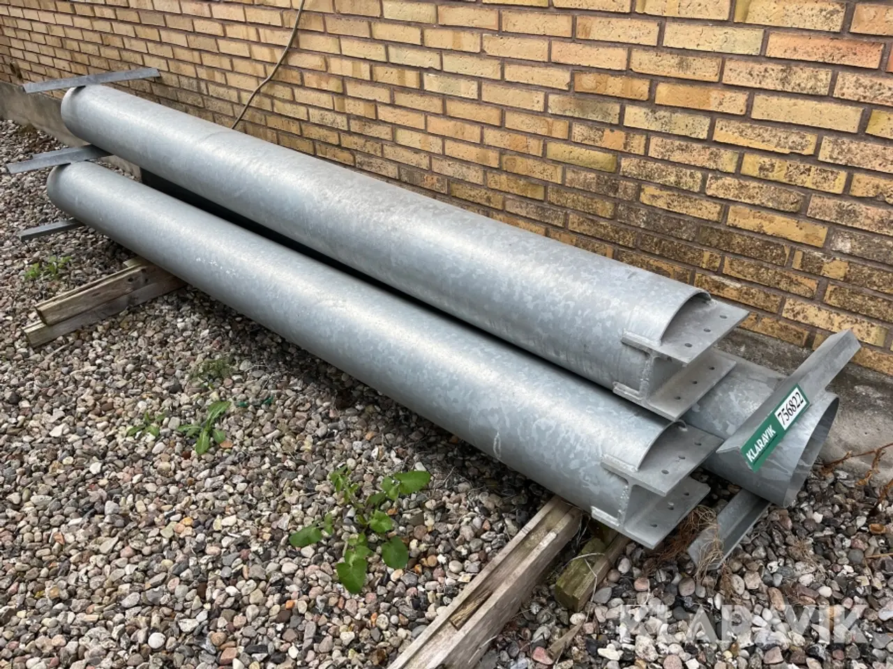 Billede 6 - Stålsøjler galvaniseret 3 styk