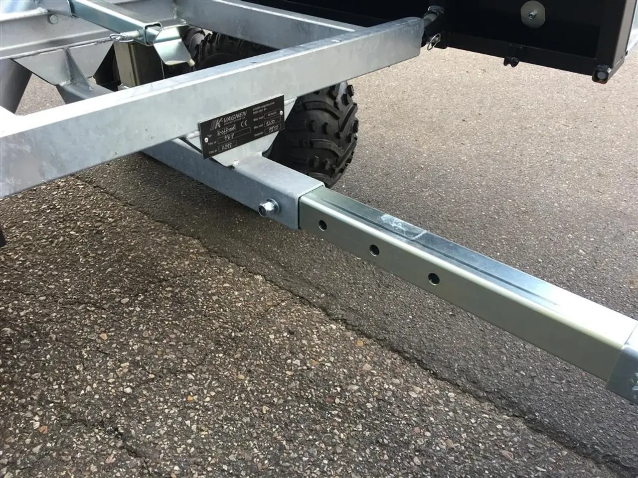 Billede 6 - K-vognen K-Offroad 1,2 tons Boggievagn TILBUD - 3-vejs tip, el-hydraulisk