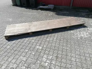 Gangbro / Rampe 80x320 cm Træ