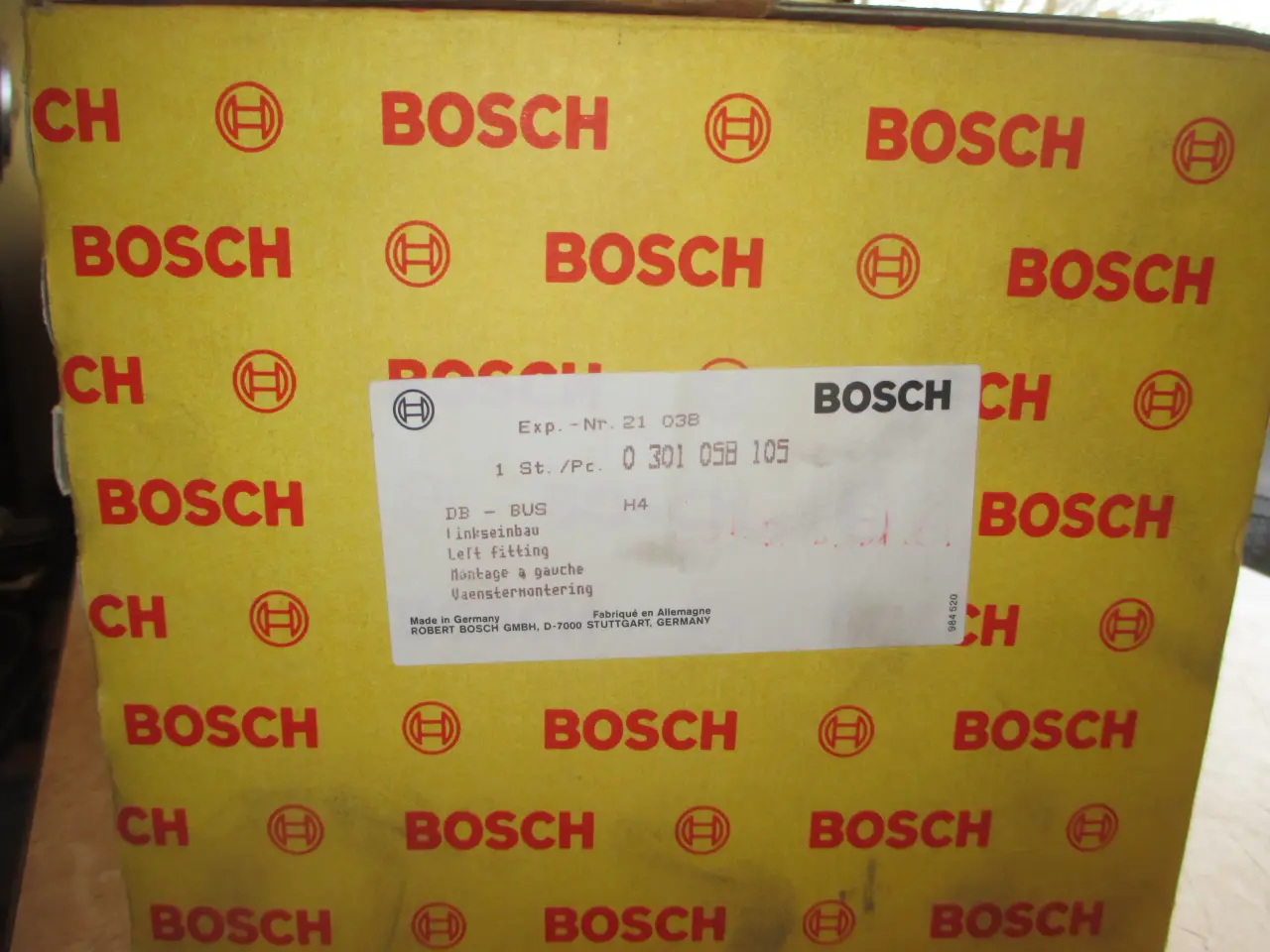 Billede 1 - V forlygte uden glas Mercedes Bus 0303