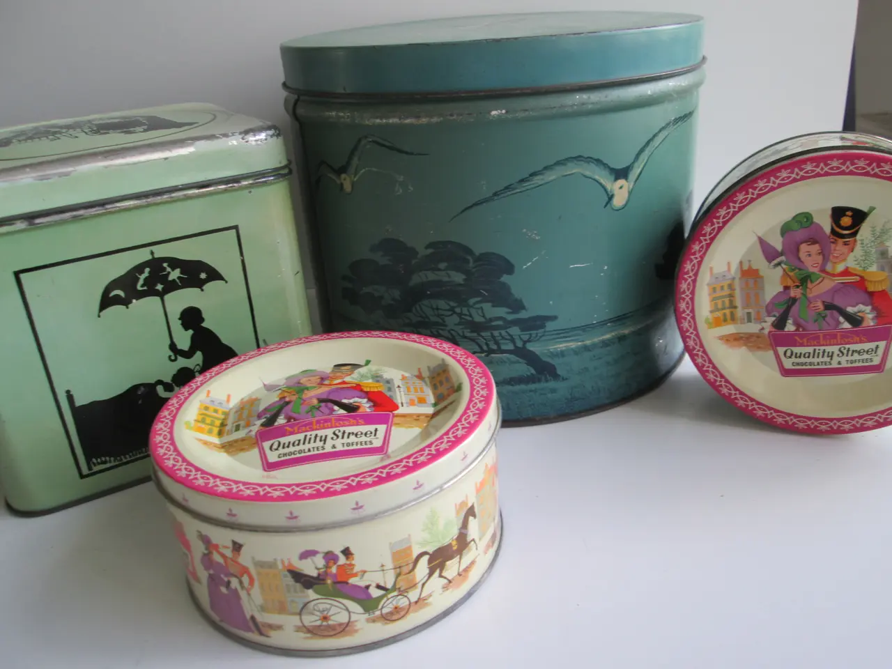 Billede 1 - 4 Vintage Kagedåser