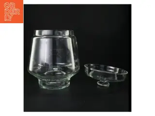 Glas punch bowle serverings skål(str. 27 x 21 cm)