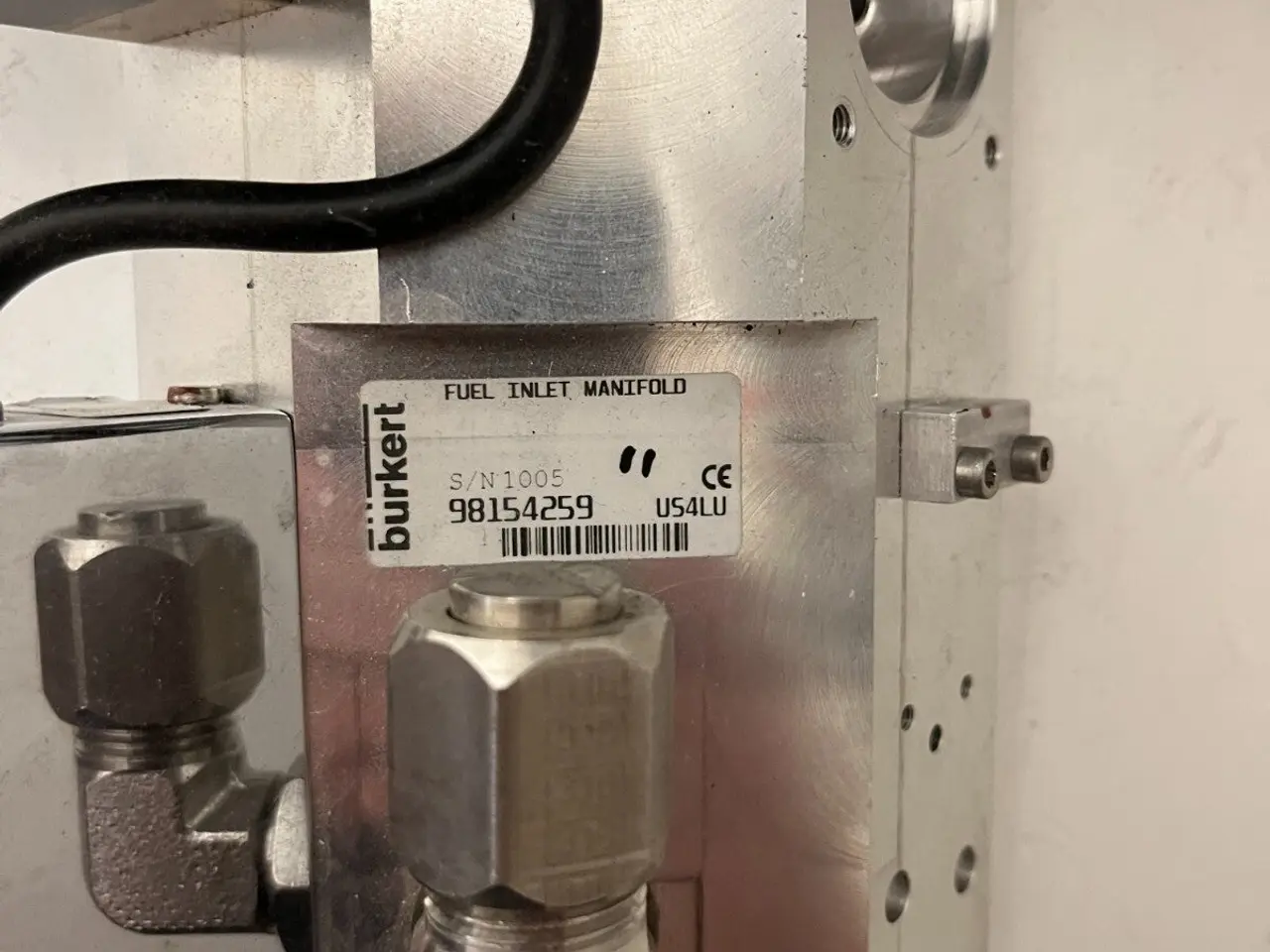 Billede 2 - Bürkert Fuel Inlet Manifold Block 5x Solenoid