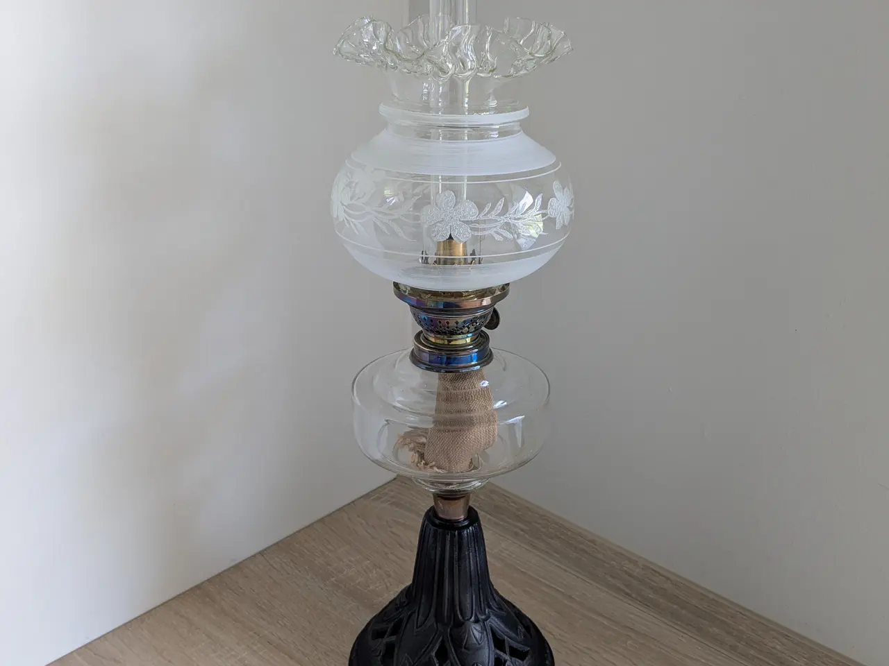 Billede 1 - Lampeolie Bordlampe
