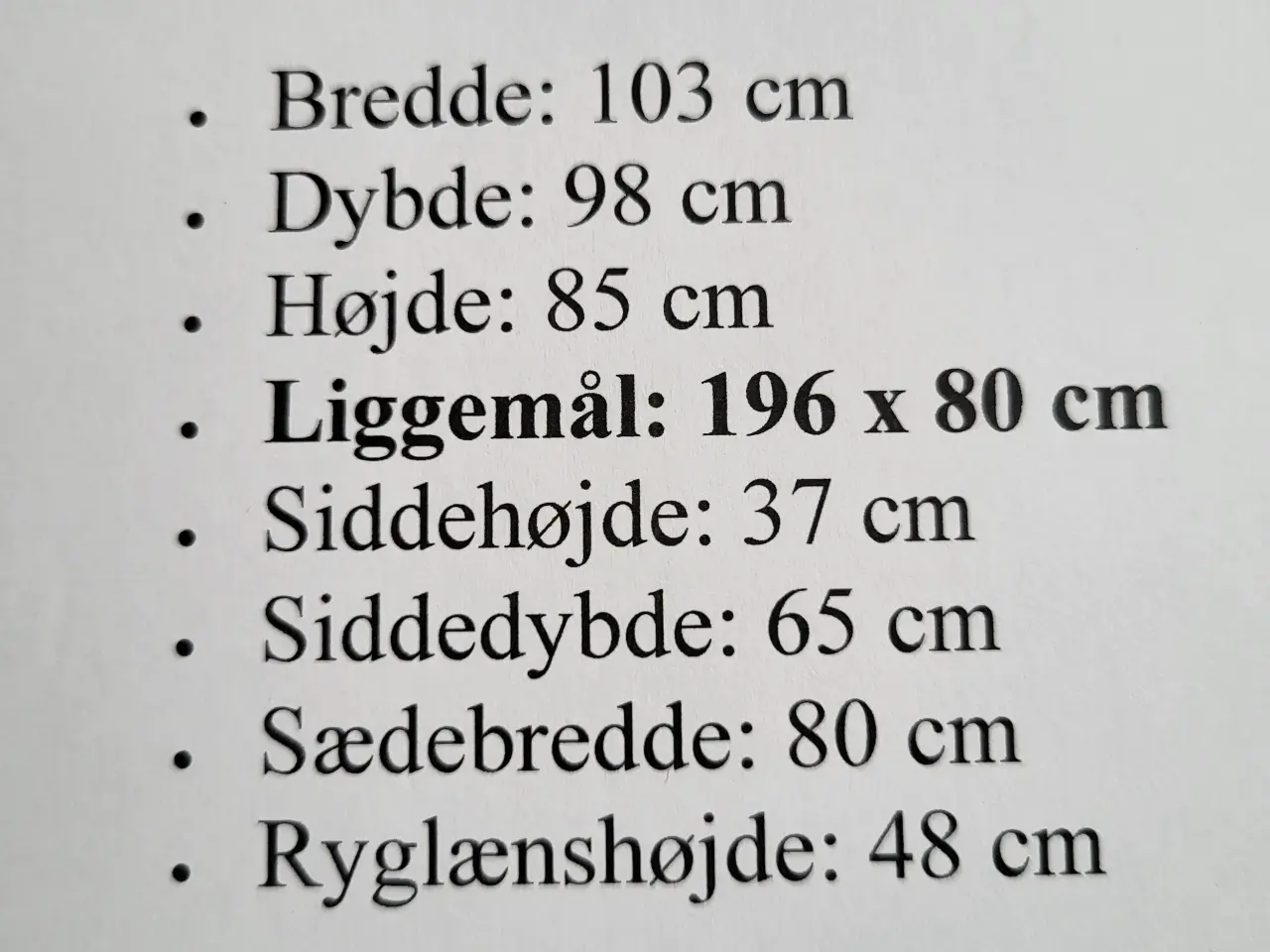 Billede 6 - Sove/ sovestol