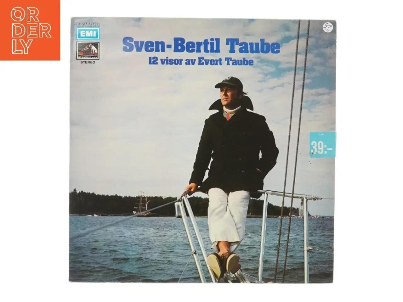 Billede 1 - Sven-Bertil Taube LP - 12 visor av Evert Taube fra EMI