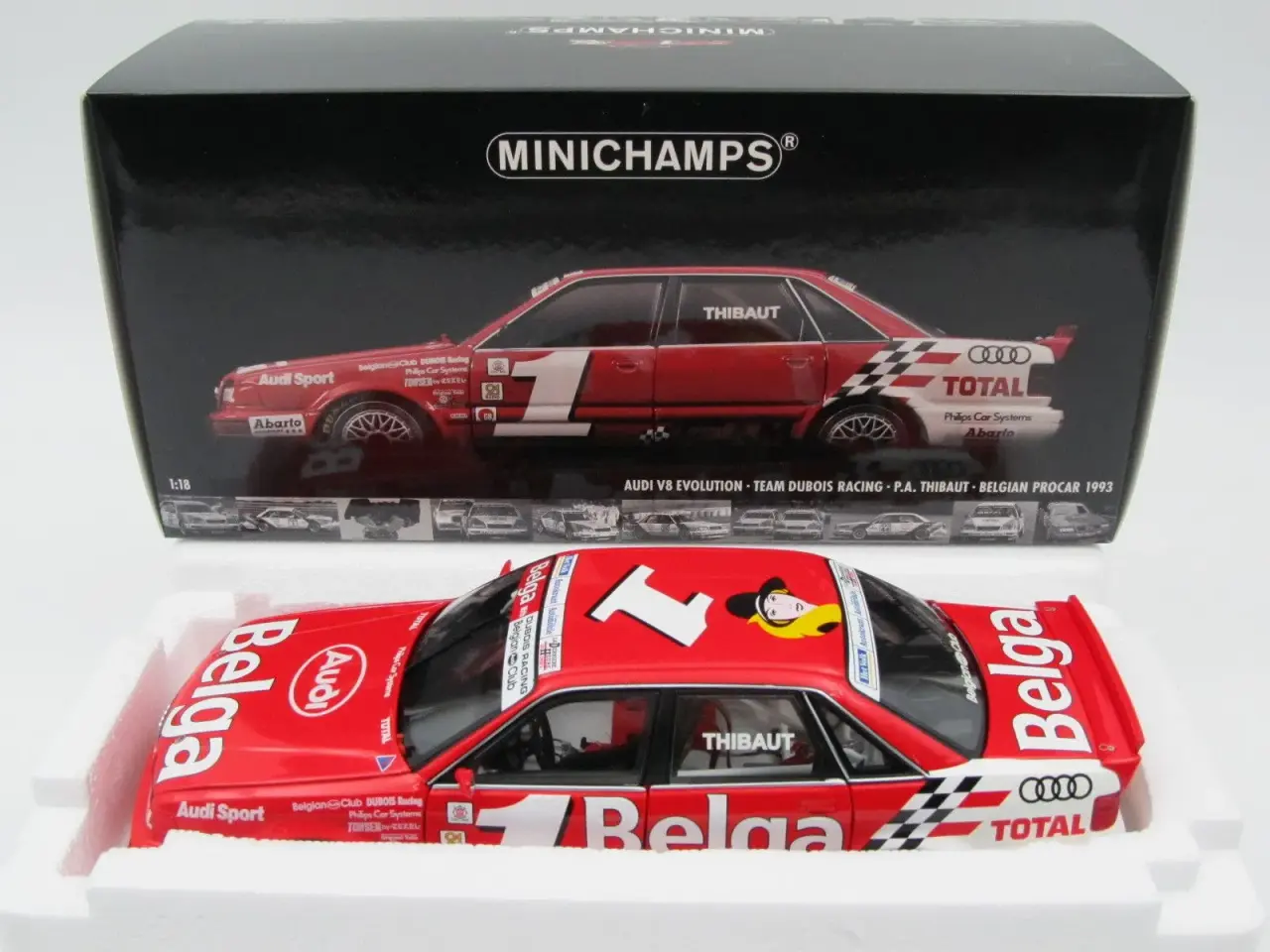 Billede 2 - 1993 Audi V8 Evolution Quattro 1:18 MINICHAMPS